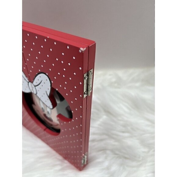 DISNEY PARKS Minnie Mouse Red Fold Out Photo Picture Frame Polka Dots - Picture 9 of 10